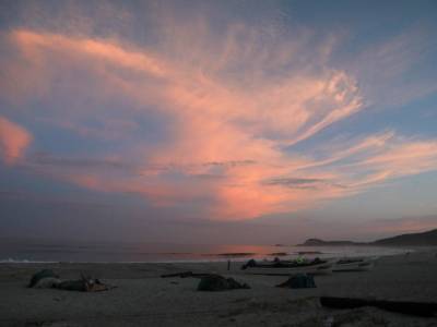 De kust van de Stille Oceaan